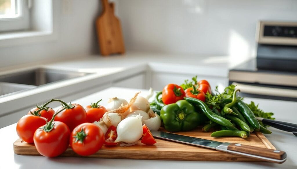 Kaldereta vegetables preparation