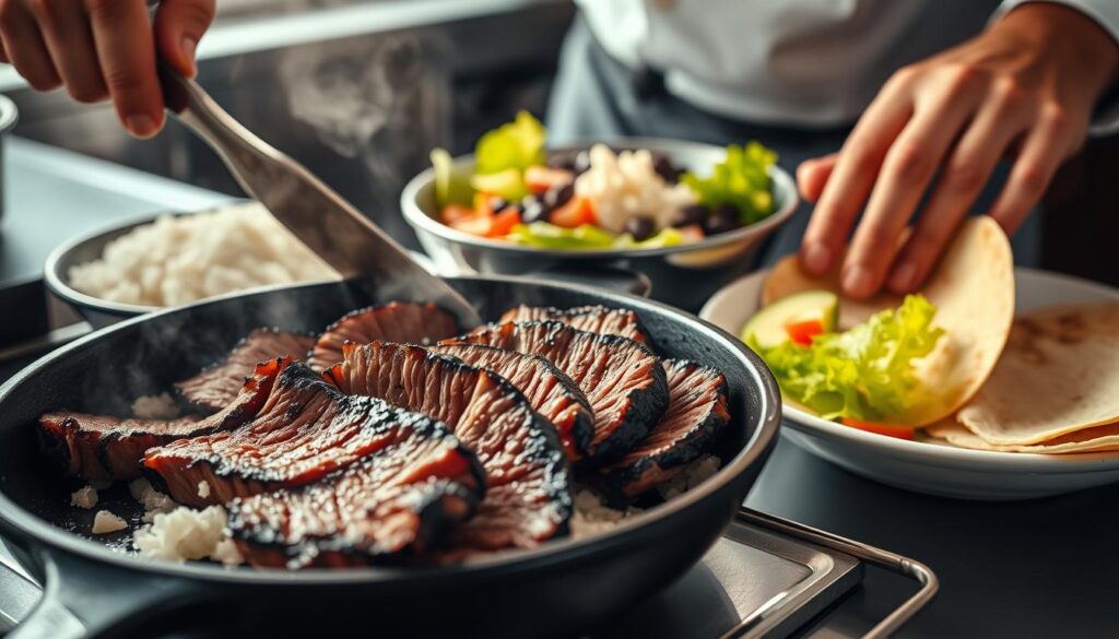 Steak Burrito Bowl Cooking Techniques