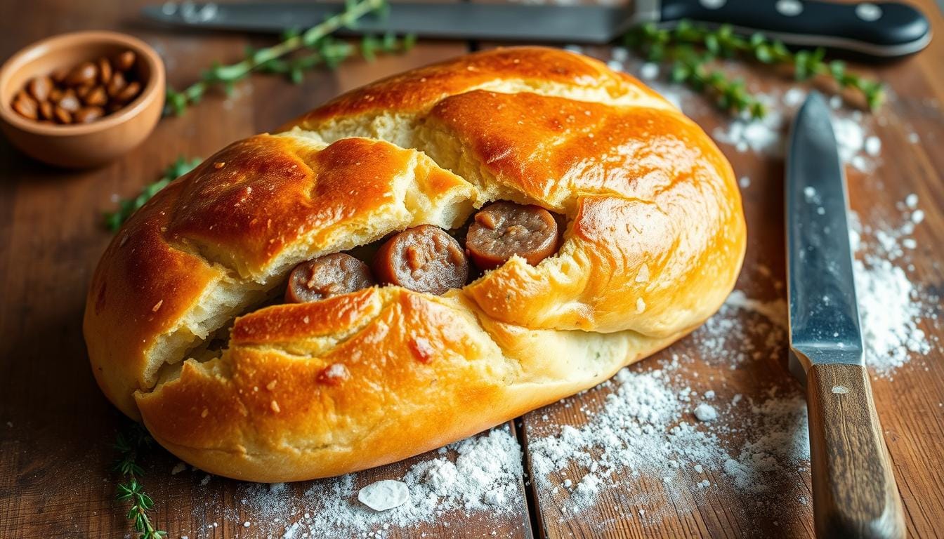 sausage bread