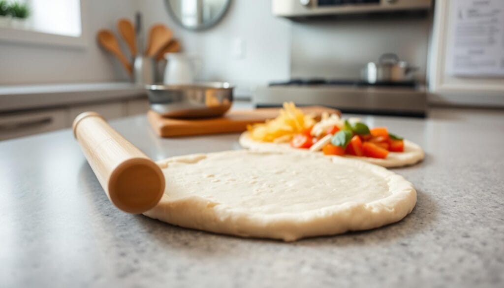 Chicken Crust Pizza Preparation Steps