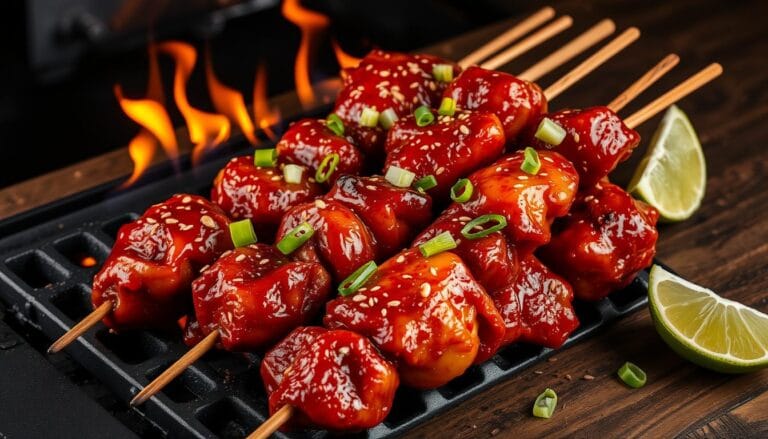 bang bang chicken skewers