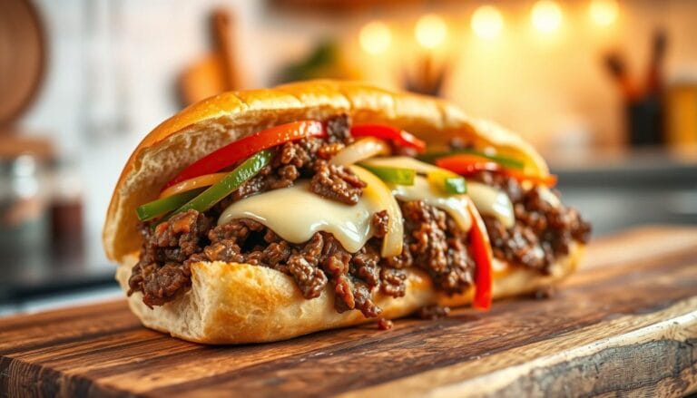 Ground Beef Philly Cheesesteaks