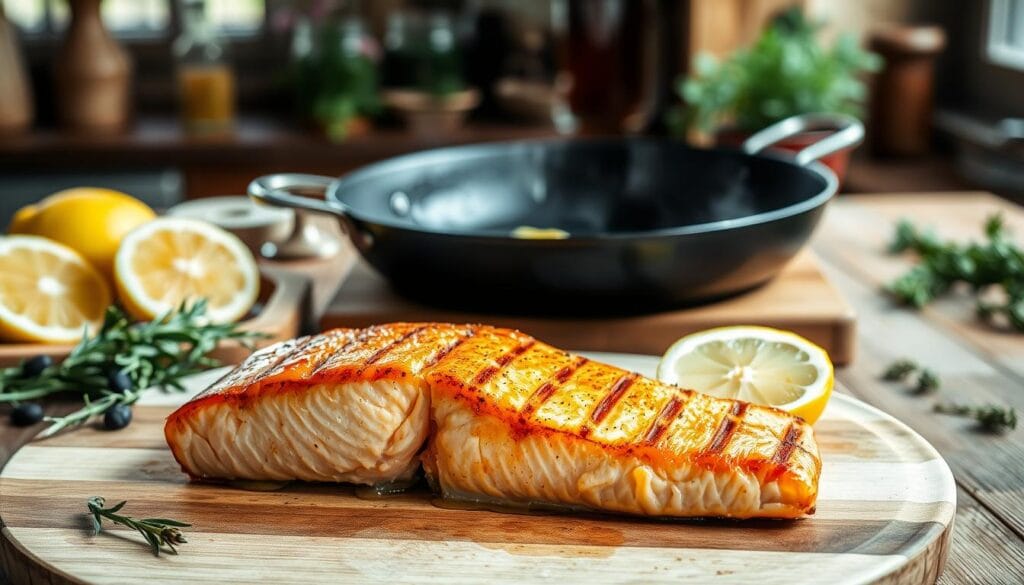 Pan-Seared Sockeye Salmon Cooking Technique