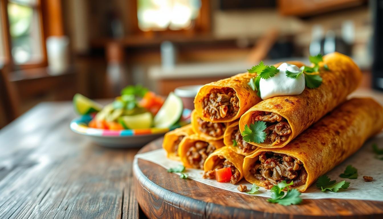beef flautas supreme