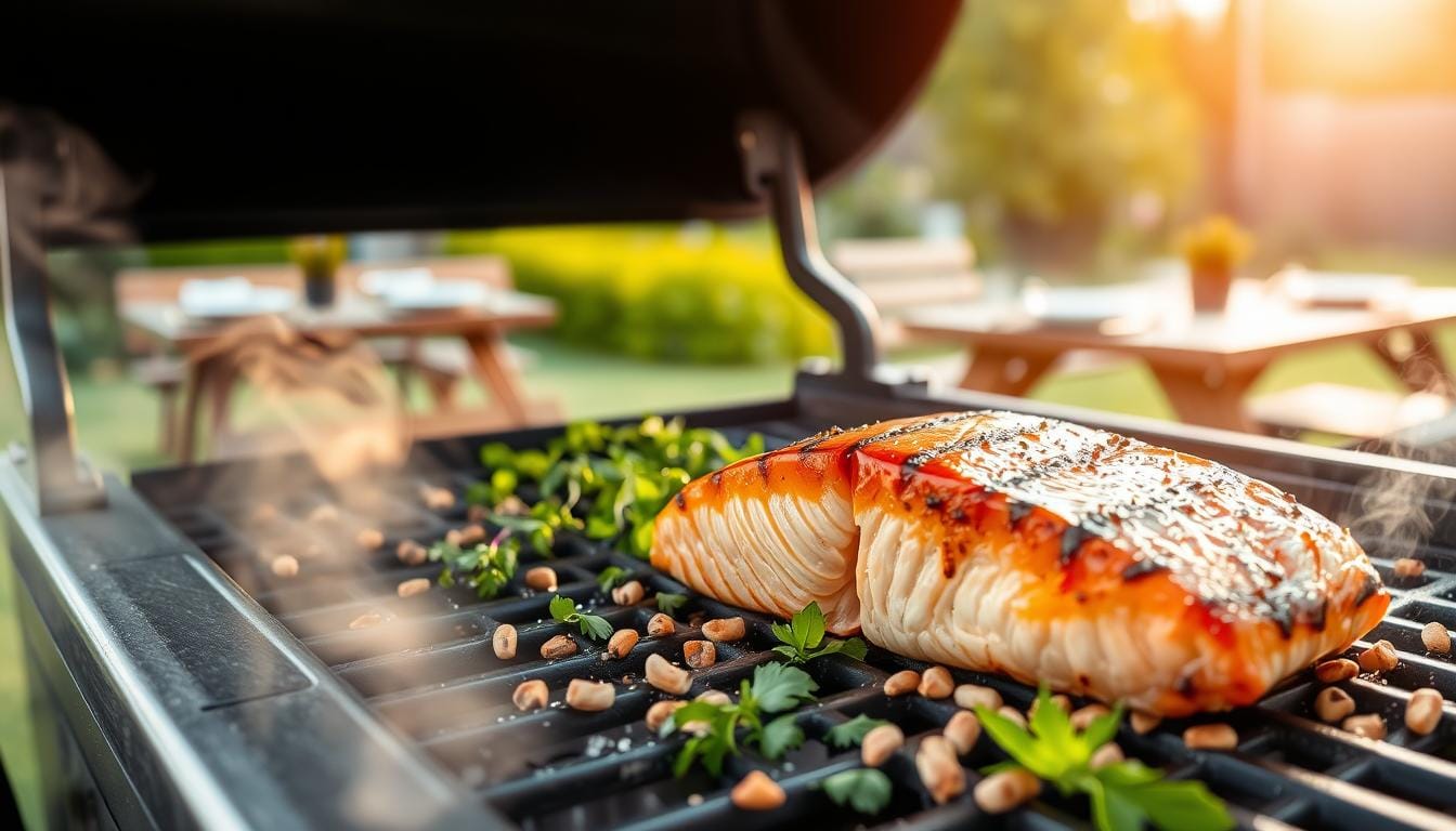 pellet grill salmon