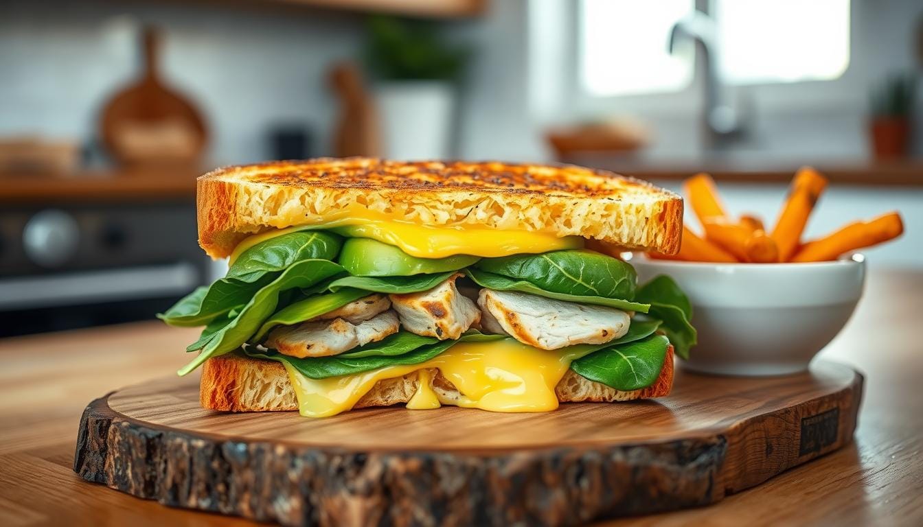 Chicken Avocado Melt Sandwich