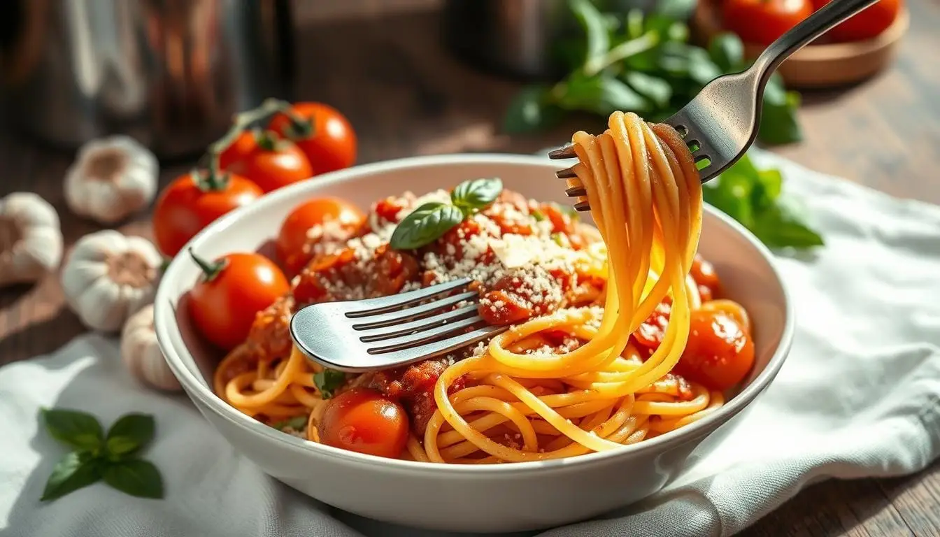 Creamy Tomato Garlic Pasta