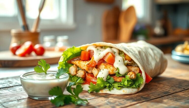 Easy Chipotle Ranch Grilled Chicken Burrito