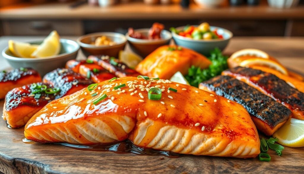Sweet and Savory Seafood Salmon Variations