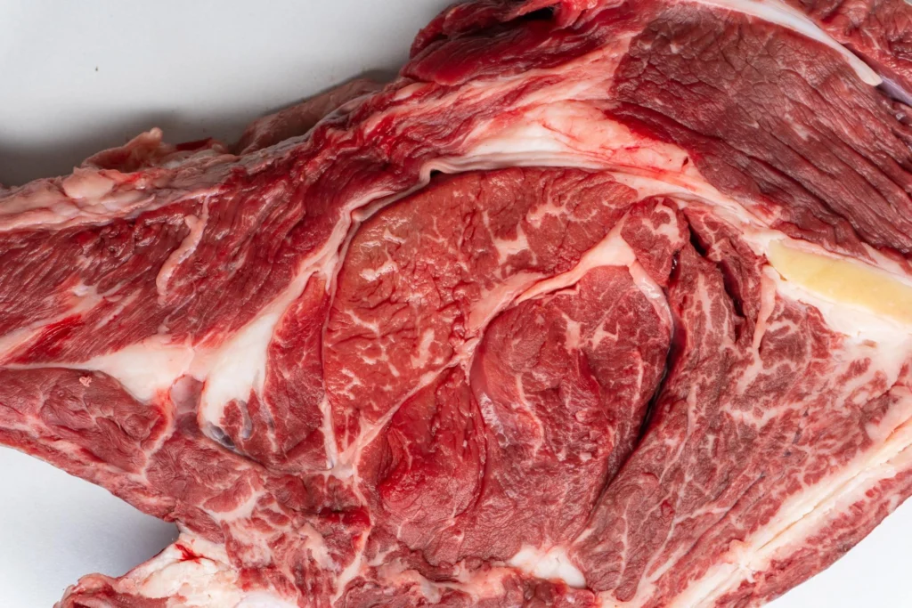 Chuck roast beef cut into cubes for slow cooker beef vegetable soup